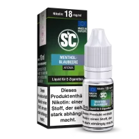 SC Menthol-Blaubeere Liquid 10ml 0 mg/ml