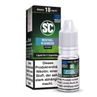 SC Menthol-Blaubeere Liquid 10ml 3 mg/ml