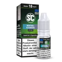SC Menthol-Blaubeere Liquid 10ml 3 mg/ml