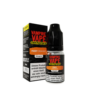 VAMPIRE VAPE OVERDOSED Fizzy Orange Nikotinsalz Liquid 10 ml