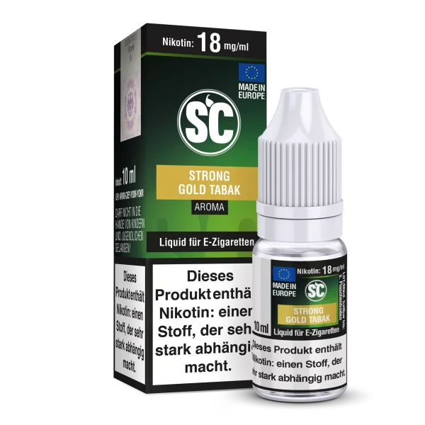 SC Strong Taste Tabak Liquid 10ml 18 mg/ml