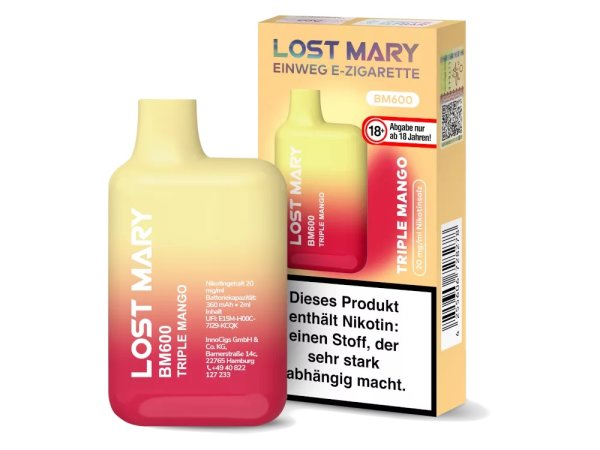 Lost Mary BM600 Einweg E-Zigarette Triple Mango